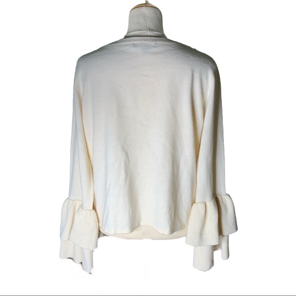 Jealous Tomato Bell Sleeve Embroidered Sweater - Picture 4 of 4